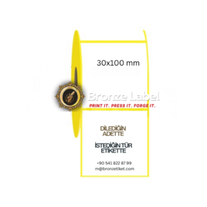 30x100 MM VELLUM ETİKET