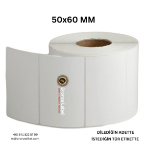 50X60 MM MM PP OPAK ETİKET